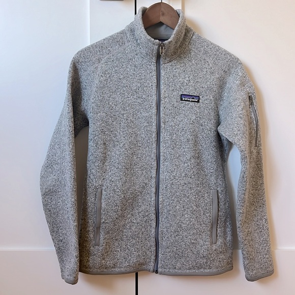 Patagonia Tops - Patagonia ladies better sweater gray zip up